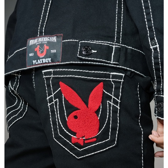 COPY - PLAYBOY X TRUE RELIGION BIG T ROCCO JEAN - Picture 5 of 6